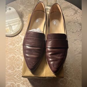 Burgundy Leather Loafers